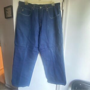 Rocawear Vintage Y2K Dark Blue Denim‎ Baggy Jeans 40*34
